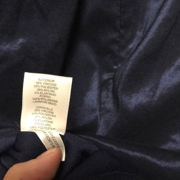 ELiza j blue dress off the shoulder cap sleeve - Picture 7 of 8